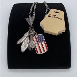 Wallflower Patriotic Unisex Necklace 